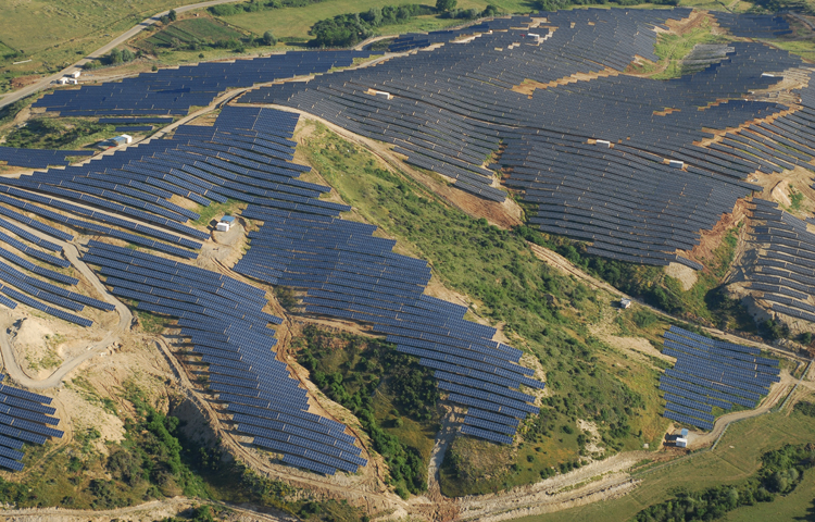 66MW off grid solar pv power plant system in Romania