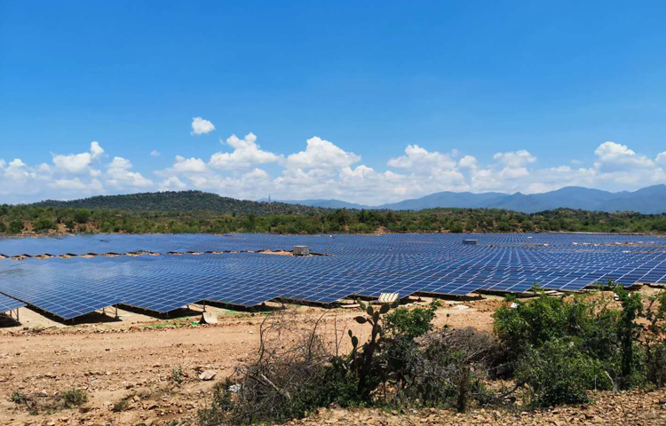 69MW off grid land mounted solar pv power station in Ethiopia