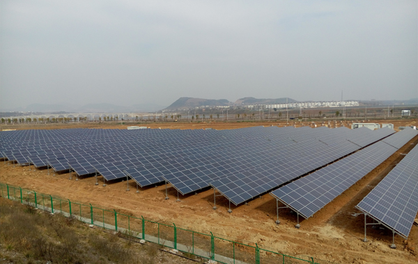 72MW on grid solar pv power station in China Sichuan