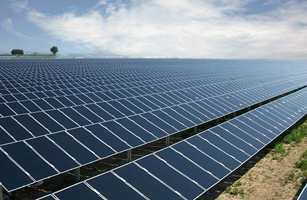 75MW PV solar power land mounted solar plant system in USA